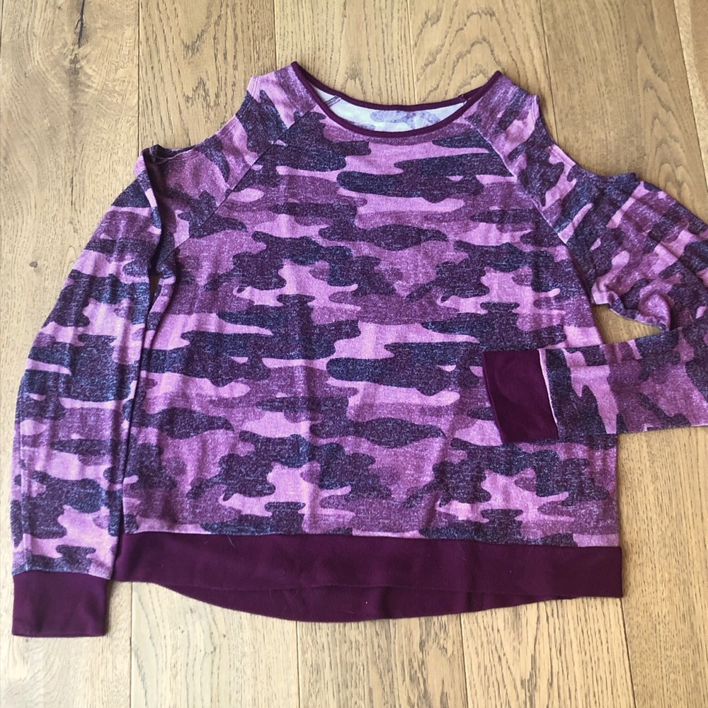 Kids Justice Camo Sweater 14/16 (L/XL)